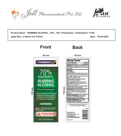 Label - PB Rubbing Alcohol 70 Wintergreen 01